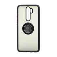 Чехол Shockproof Ring для Xiaomi Redmi Note 8 Pro (003) черно-красный