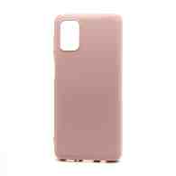Чехол Silicone Case NEW ERA (накладка/силикон) для Samsung Galaxy M51 светло розовый