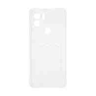 Чехол с кармашком для Xiaomi Redmi A1+ прозрачный (001)