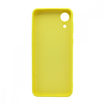 Чехол Silicone Case NEW ERA (накладка/силикон) для Samsung Galaxy A03 Core желтый