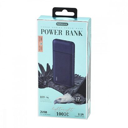 Внешний аккумулятор REMAX RPP-96 Lango 10000 mAh синий