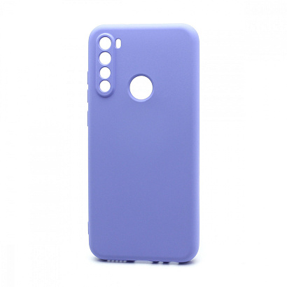 Чехол Silicone Case NEW ERA (накладка/силикон) для Xiaomi Redmi Note 8T сиреневый