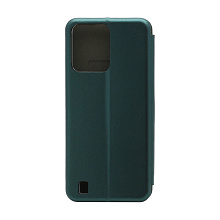 Чехол-книжка BF модельный (силикон/кожа) для Realme C31 зеленый