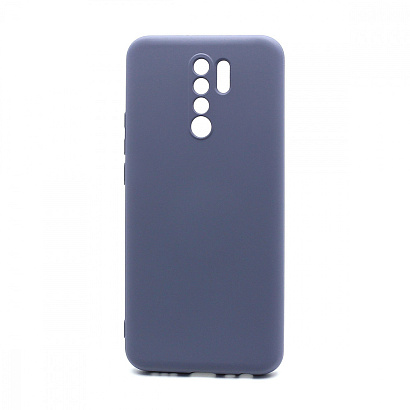 Чехол Silicone Case NEW ERA (накладка/силикон) для Xiaomi Redmi 9 серый