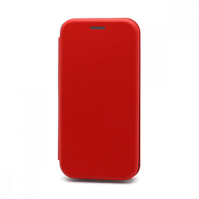 Чехол-книжка BF модельный (силикон/кожа) для Apple iPhone 12/12 Pro/6.1 красный