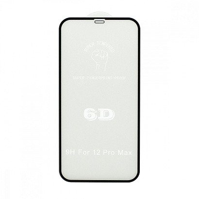 Защитное стекло 6D Premium для Apple iPhone 12 Pro Max/6.7 черное