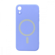 Чехол Magnet для Apple iPhone XR (Soft Touch/MSafe) сиреневый