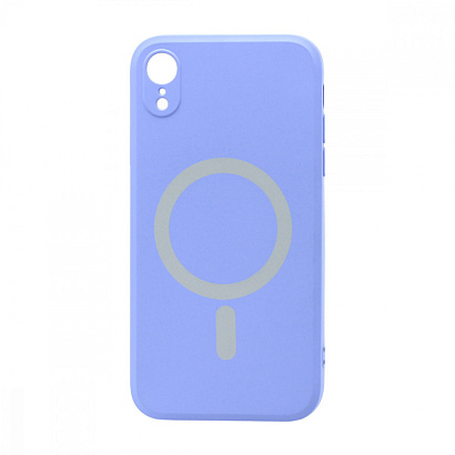 Чехол Magnet для Apple iPhone XR (Soft Touch/MSafe) сиреневый