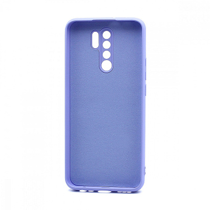 Чехол Silicone Case NEW ERA (накладка/силикон) для Xiaomi Redmi 9 сиреневый