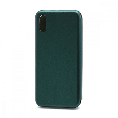 Чехол-книжка BF модельный (силикон/кожа) для Xiaomi Redmi 9A зеленый