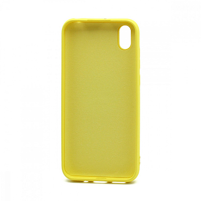 Чехол Silicone Case NEW ERA (накладка/силикон) для Huawei Honor 8S/Y5 2019 желтый