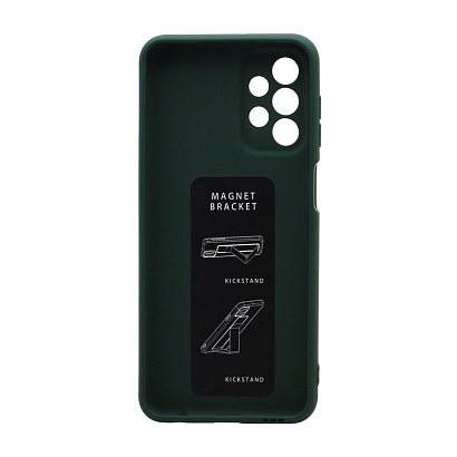 Чехол Magnetic Stend 2 для Samsung A23 (007) темно зеленый