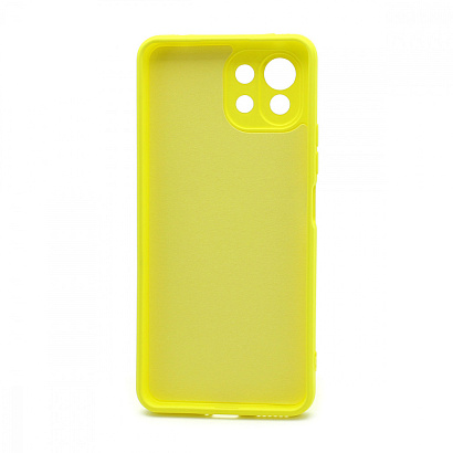 Чехол Silicone Case NEW ERA (накладка/силикон) для Xiaomi 11 Lite желтый