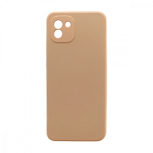Чехол Silicone Case NEW ERA (накладка/силикон) для Samsung Galaxy A03 светло розовый