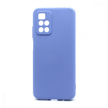 Чехол Silicone Case NEW ERA (накладка/силикон) для Xiaomi Redmi 10 голубой