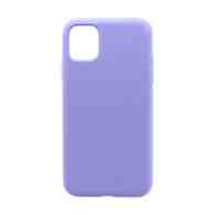 Чехол Silicone Case без лого для Apple iPhone 11/6.1 (полная защита) (041) сиреневый