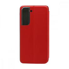 Чехол-книжка BF модельный (силикон/кожа) для Samsung Galaxy S22 красный