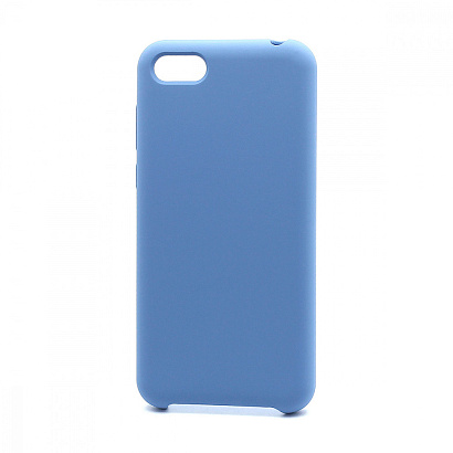 Чехол Silicone Cover Color для Huawei Honor 7A/Y5 2018 (010) синий