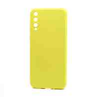Чехол Silicone Case NEW ERA (накладка/силикон) для Huawei Honor 30i желтый
