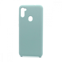 Чехол Silicone Cover Color для Samsung Galaxy A11/M11 (002) бирюзовый