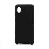 Чехол Silicone Cover Color для Samsung Galaxy A01 Core/M01 Core (003) черный
