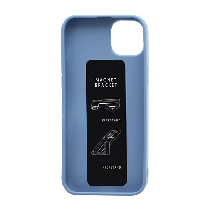 Чехол Magnetic Stend 2 для Apple iPhone 14 Plus/6.7 (008) голубой