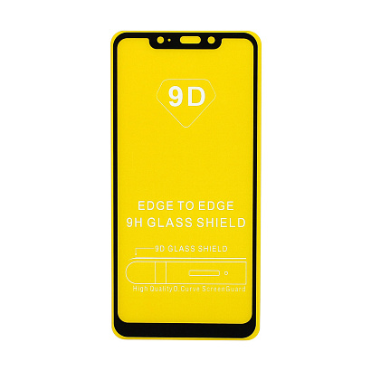 Защитное стекло Full Glass для Xiaomi Redmi Note 6 Pro черное (Full GC) тех. пак