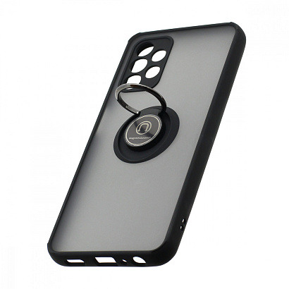 Чехол Shockproof Ring для Samsung Galaxy А13 (003) черно-красный