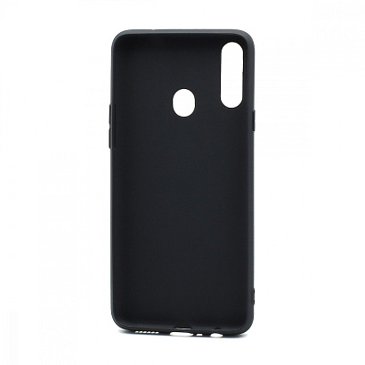 Чехол OU Lovely Fruit для Samsung Galaxy A20S силикон в блистере матовый чёрный