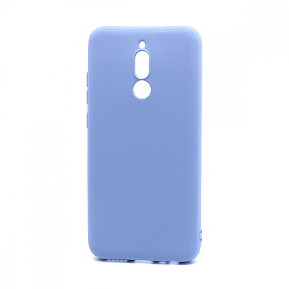 Чехол Silicone Case NEW ERA (накладка/силикон) для Xiaomi Redmi 8 голубой