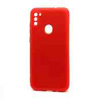 Чехол Silicone Case NEW ERA (накладка/силикон) для Samsung Galaxy A11/M11 красный