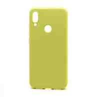 Чехол Silicone Case NEW ERA (накладка/силикон) для Xiaomi Redmi Note 7 желтый