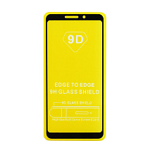Защитное стекло Full Glass для Samsung Galaxy A9 2018 (A920) черное (Full GC) тех. пак
