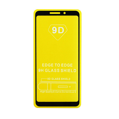 Защитное стекло Full Glass для Samsung Galaxy A9 2018 (A920) черное (Full GC) тех. пак