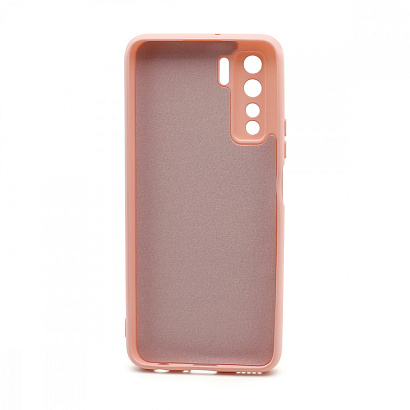Чехол Silicone Case NEW ERA (накладка/силикон) для Huawei Honor 30S/Nova 7SE светло розовый
