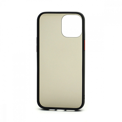 Чехол Shockproof Lite силикон-пластик для Apple iPhone 12 Pro Max/6.7 черно-красный