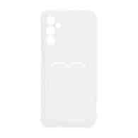 Чехол с кармашком для Samsung Galaxy A14 прозрачный (001)