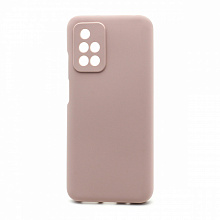 Чехол Silicone Cover Color для Xiaomi Redmi 10 (018) бежевый полная защита