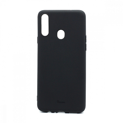 Чехол OU Lovely Fruit для Samsung Galaxy A20S силикон в блистере матовый чёрный