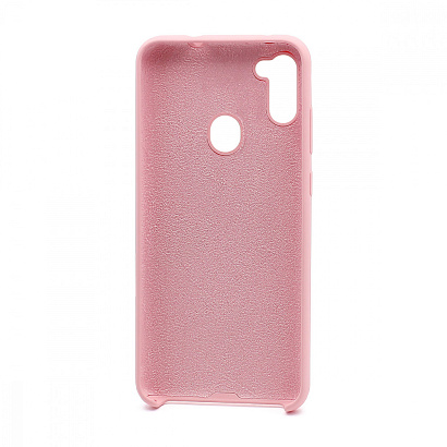 Чехол Silicone Cover Color для Samsung Galaxy A11/M11 (017) розовый