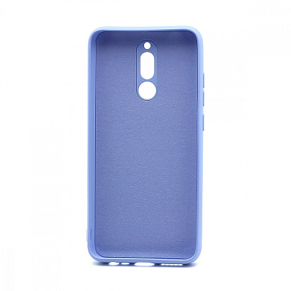 Чехол Silicone Case NEW ERA (накладка/силикон) для Xiaomi Redmi 8 голубой