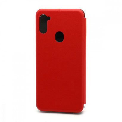 Чехол-книжка BF модельный (силикон/кожа) для Samsung Galaxy M11/A11 красный