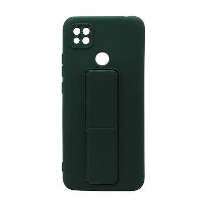 Чехол Magnetic Stend 2 для Xiaomi Redmi 9C (007) темно зеленый