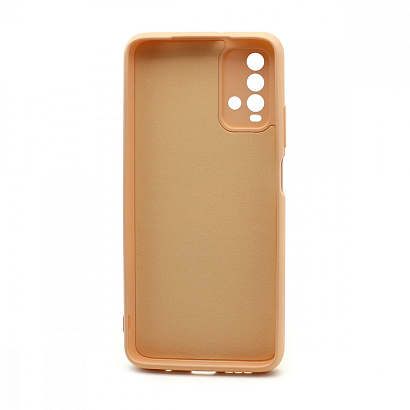Чехол Silicone Case NEW ERA (накладка/силикон) для Xiaomi Redmi 9T светло розовый