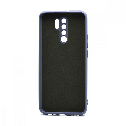 Чехол Silicone Case NEW ERA (накладка/силикон) для Xiaomi Redmi 9 серый