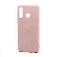 Чехол Silicone Case NEW ERA (накладка/силикон) для Samsung Galaxy A20/A30 светло розовый