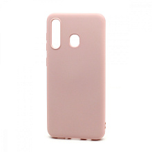 Чехол Silicone Case NEW ERA (накладка/силикон) для Samsung Galaxy A20/A30 светло розовый